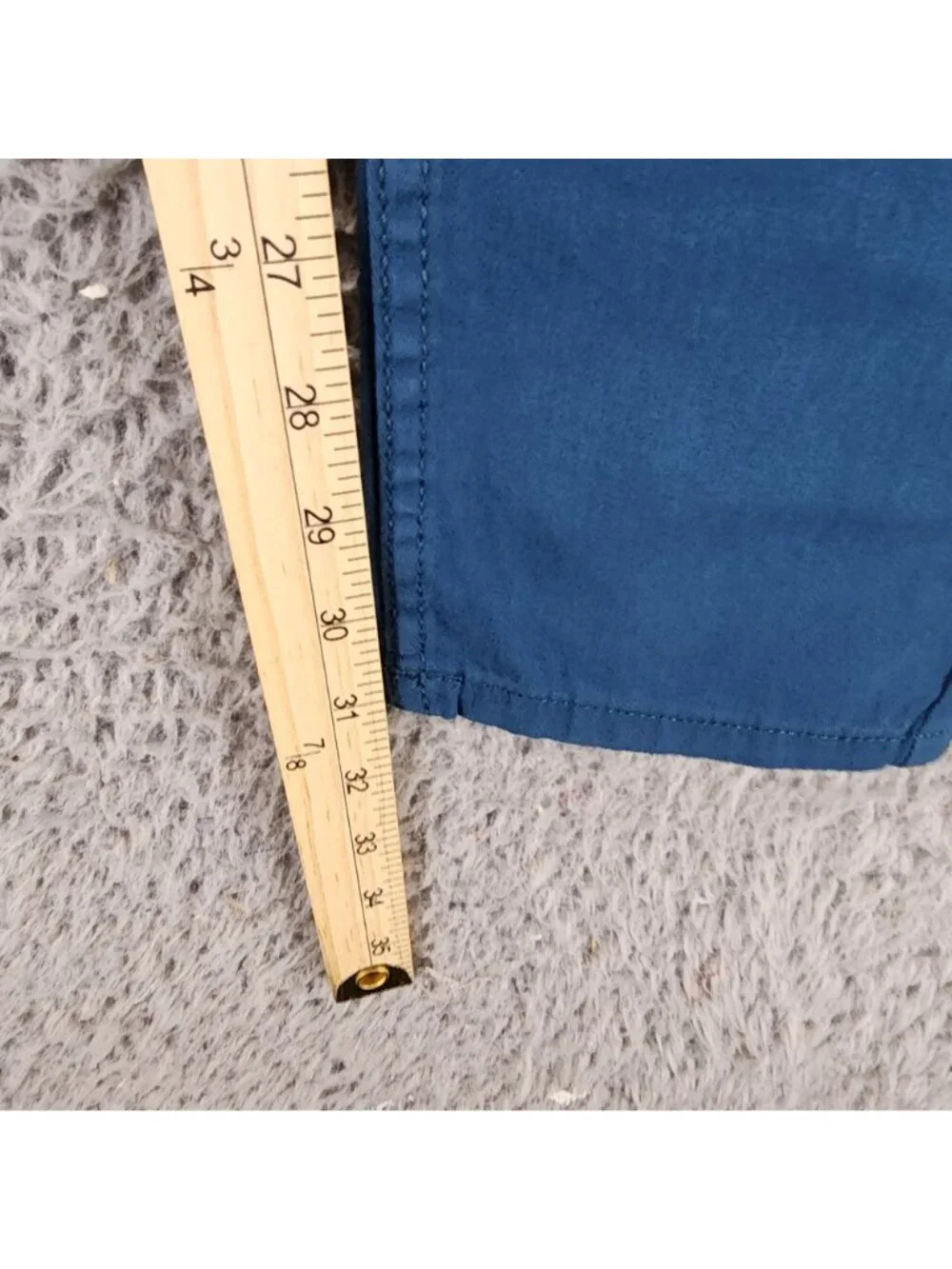 Jachs Pants Mens 28x32 Dark Teal Blue Stretch Mid Rise Slim Fit *NWT*